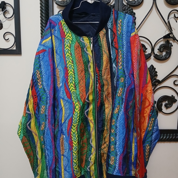 COOGi Silk Bomber/Track Jacket Size 4XL for Men Vintage 'B.I.G.' - Picture 3 of 12